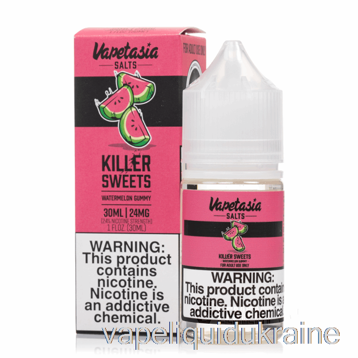 Vape Liquid Ukraine Watermelon Gummy - Vapetasia Salts - 30mL 24mg